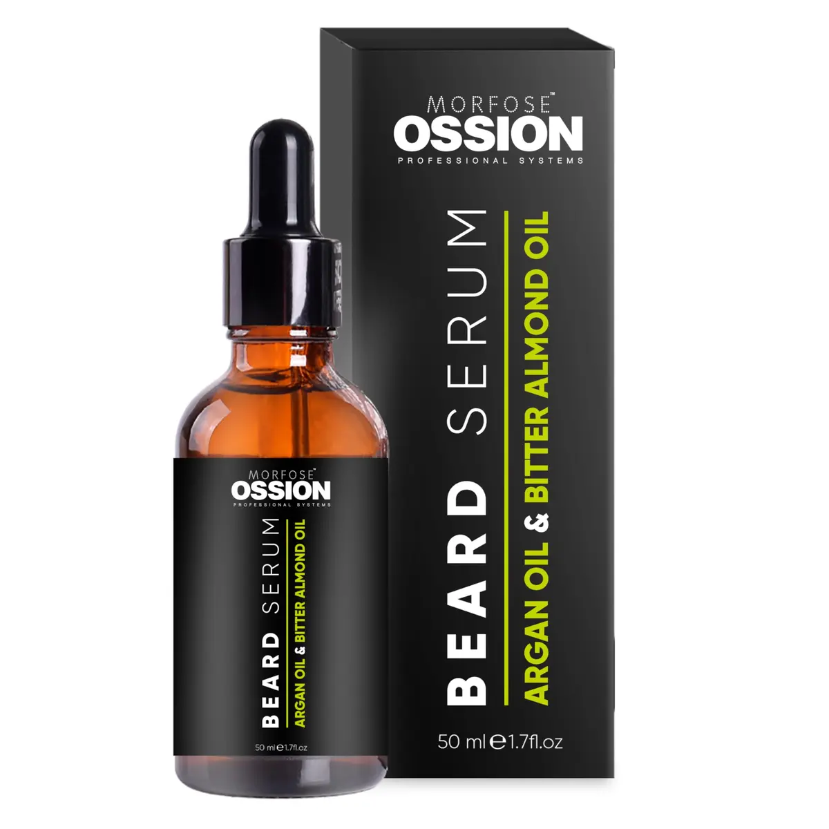 Morfose Ossion Beard Growth Serum for Men | Fast Absorbing Follicle Treatment 50 ml - main product image