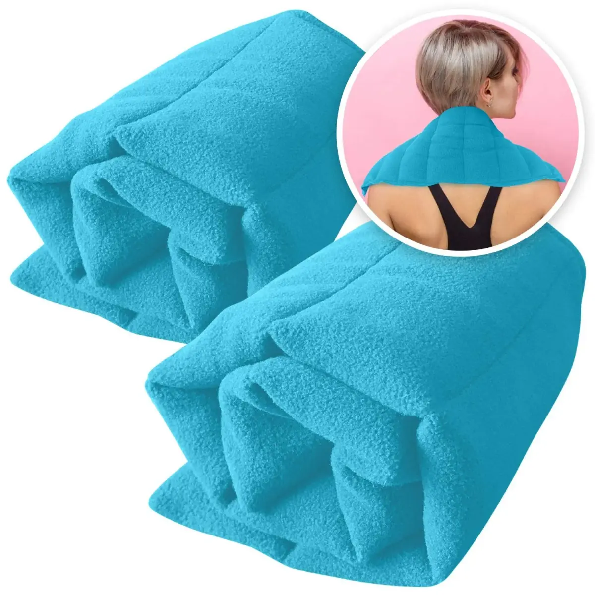 ComfortCloud Microwavable Heating Pad 7x22 Inch (17.78x55.88 cm) | Natural Moist Heat Therapy for Back Pain - view 5