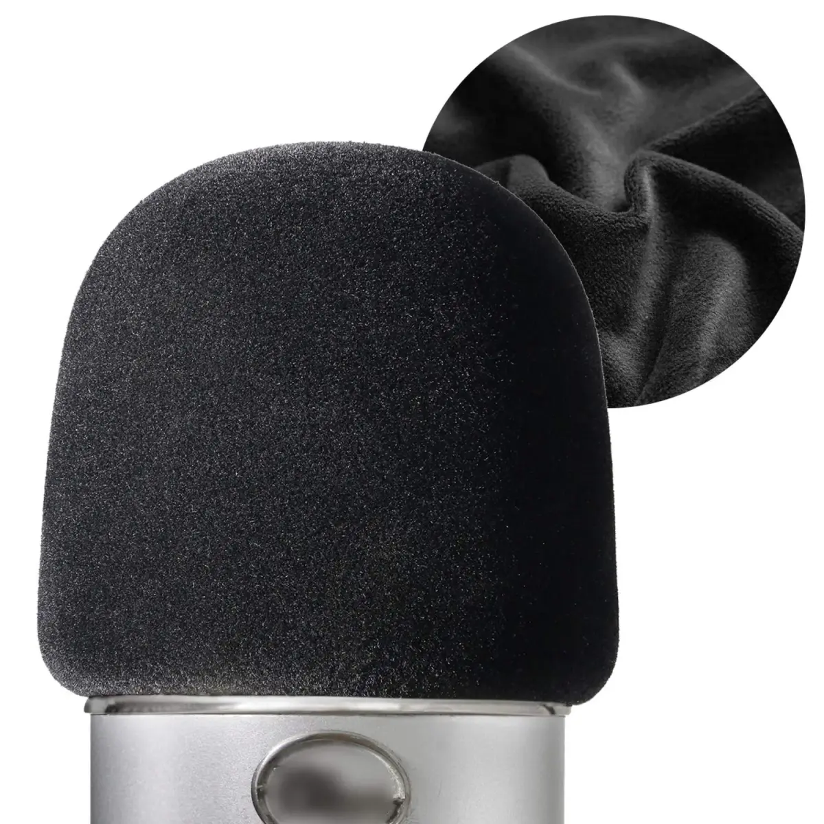 YOUSHARES Blue Yeti Windscreen with Flocking Surface | Professional Mic Pop Filter for Blue Yeti & Yeti Pro Microphones - main product image