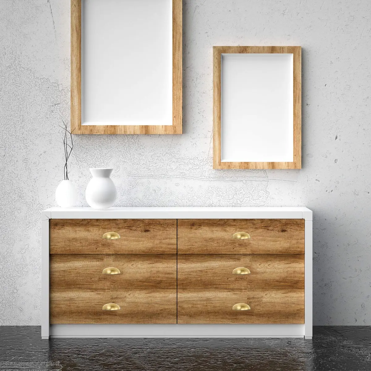Goldenwarm 12 Pack 3 in Light Brass Bin Cup Pulls Brushed Gold Cabinet Handles | Elegant Drawer & Dresser Hardware - view 5
