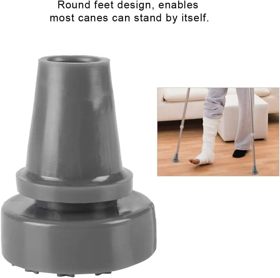 Pongnas Rubber Cane Tip Pad 2.2cm | 360° Rotating, Anti-Slip, Steel Support - view 11