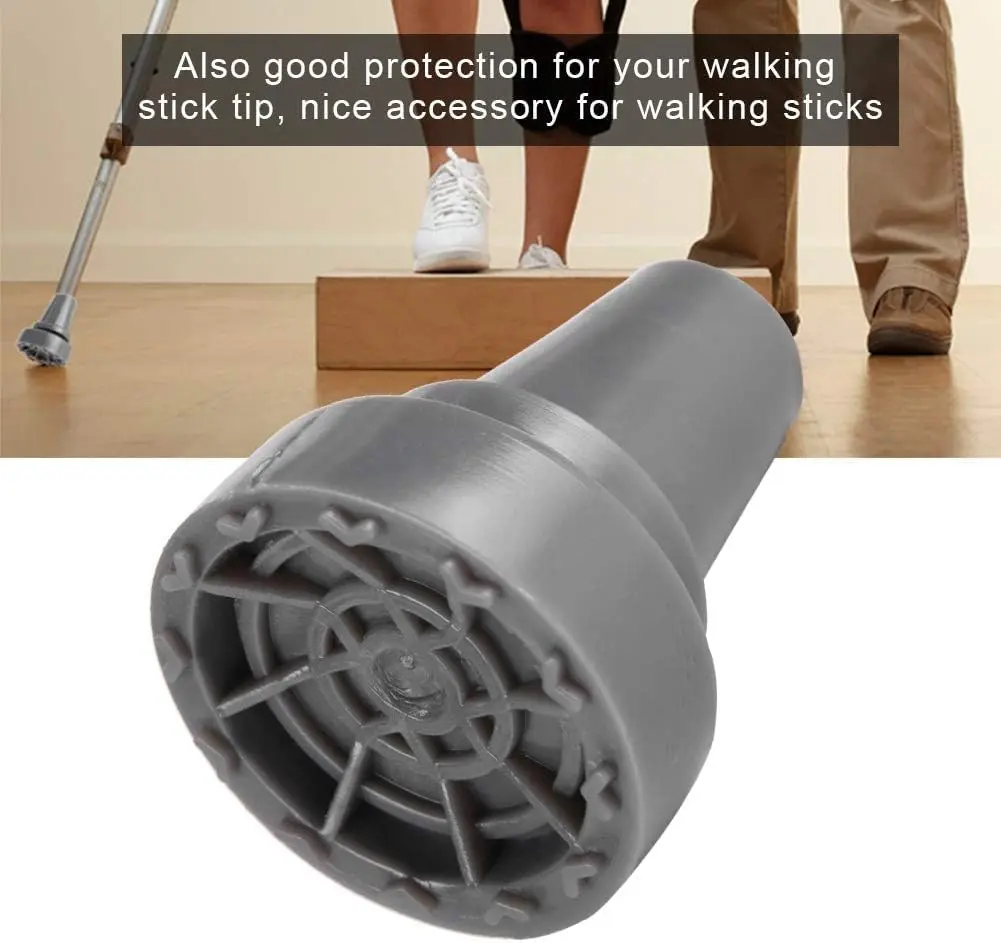Pongnas Rubber Cane Tip Pad 2.2cm | 360° Rotating, Anti-Slip, Steel Support - view 12