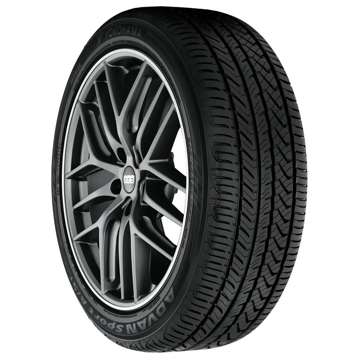 Yokohama 275/35R18 95Y SL ADVAN SPORT AS PLUS BW | All-Season Performance Tire with Long Wear - view 6