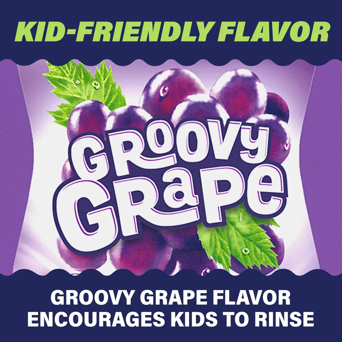 ACT Kids Anticavity Fluoride Rinse Groovy Grape 16.9 fl. oz. | Alcohol-Free Kids Mouthwash with Accurate Dosing Cup - view 4