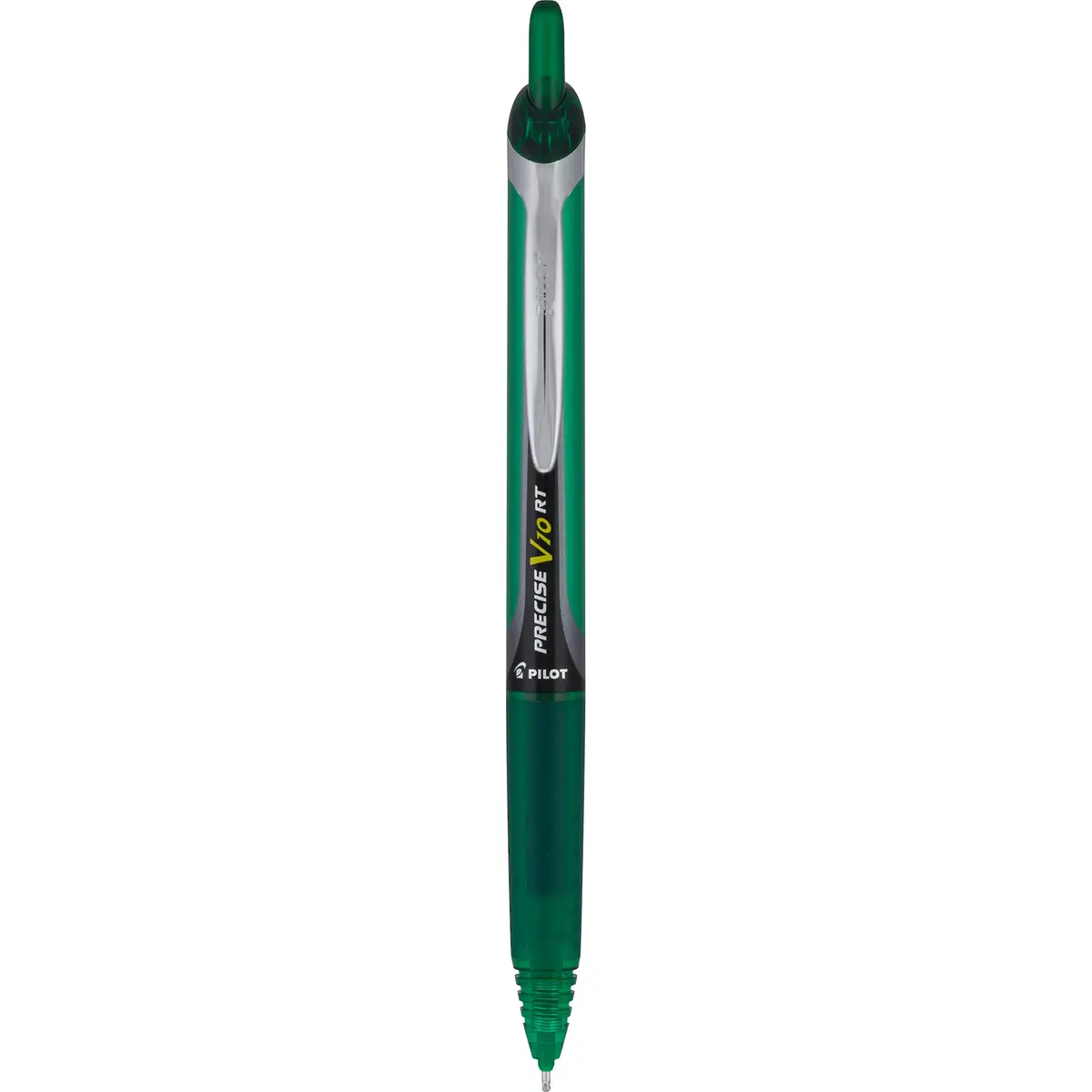 PILOT Precise V10 RT Retractable Ball Pens, 1.0mm Bold Point, Green, 12-Pack | Smooth Writing Liquid Ink - view 2