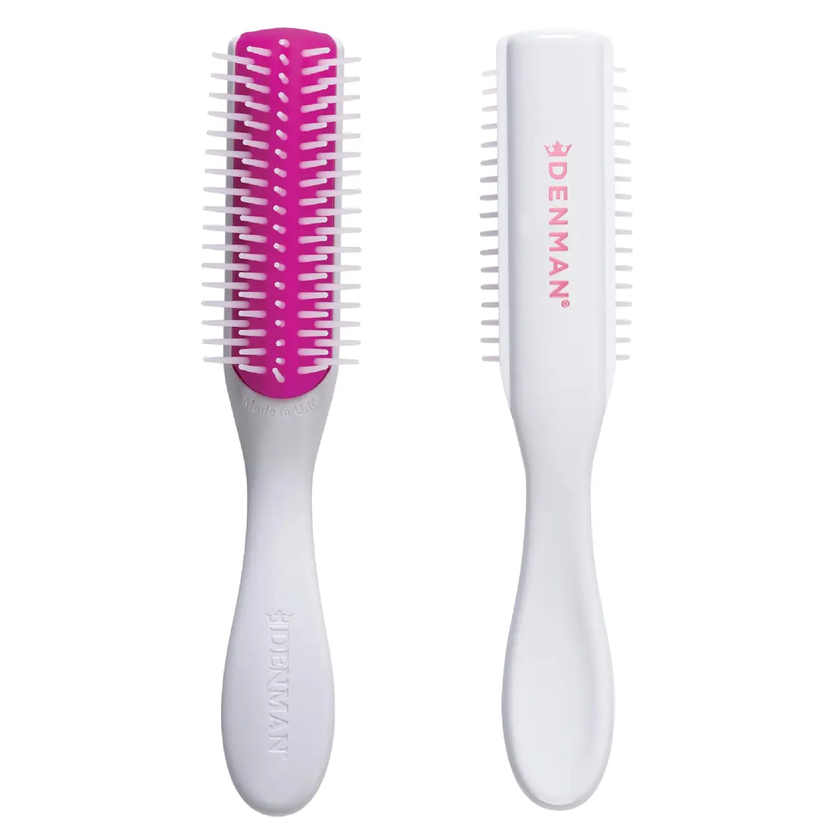 Denman Mini Curl & Blow-Dry Styling Brush D14 Kyoto Cherry Blossom | Define Curls, Smooth Frizz & Style Short Hair - main product image