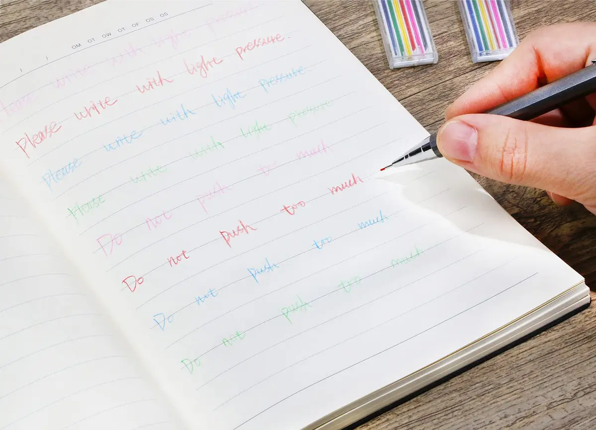Tupalizy 0.7mm Colored Mechanical Pencil Leads | 6 Colors, 24PCS for Drawing & Writing - view 6