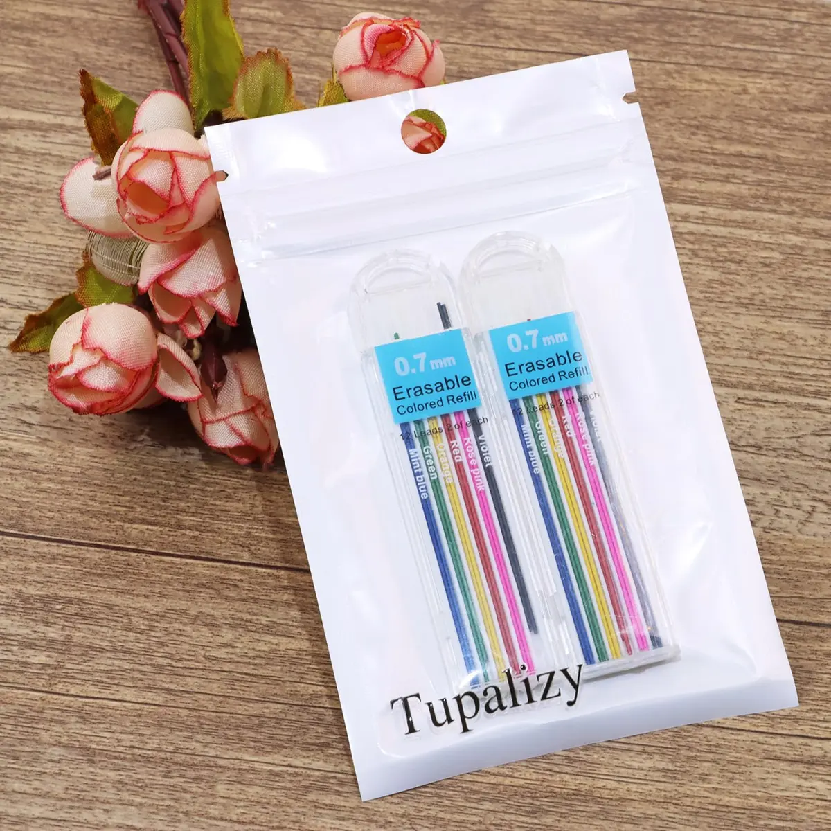 Tupalizy 0.7mm Colored Mechanical Pencil Leads | 6 Colors, 24PCS for Drawing & Writing - view 7