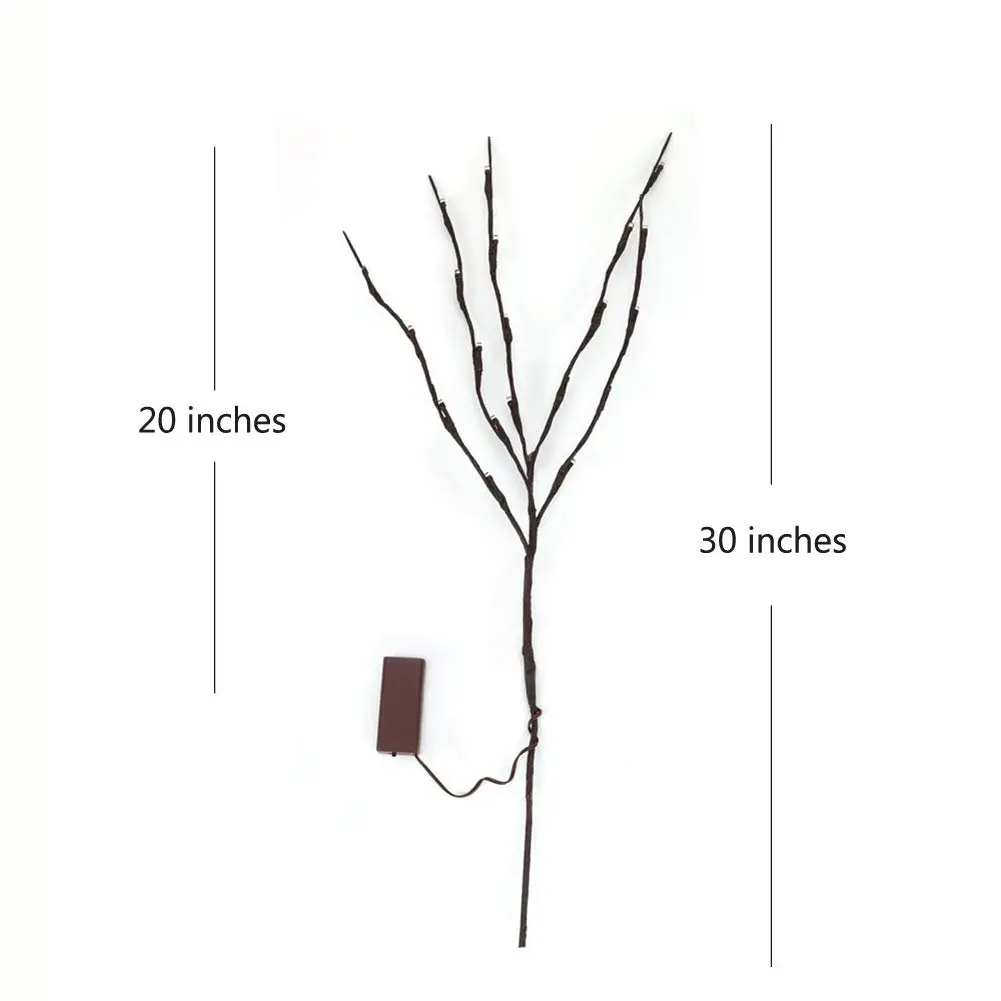 DK177 2 Pack Led Branch Light Battery Operated Lighted Branch Vase Filler 30 Inch | Warm White Indoor & Outdoor Decor - view 6