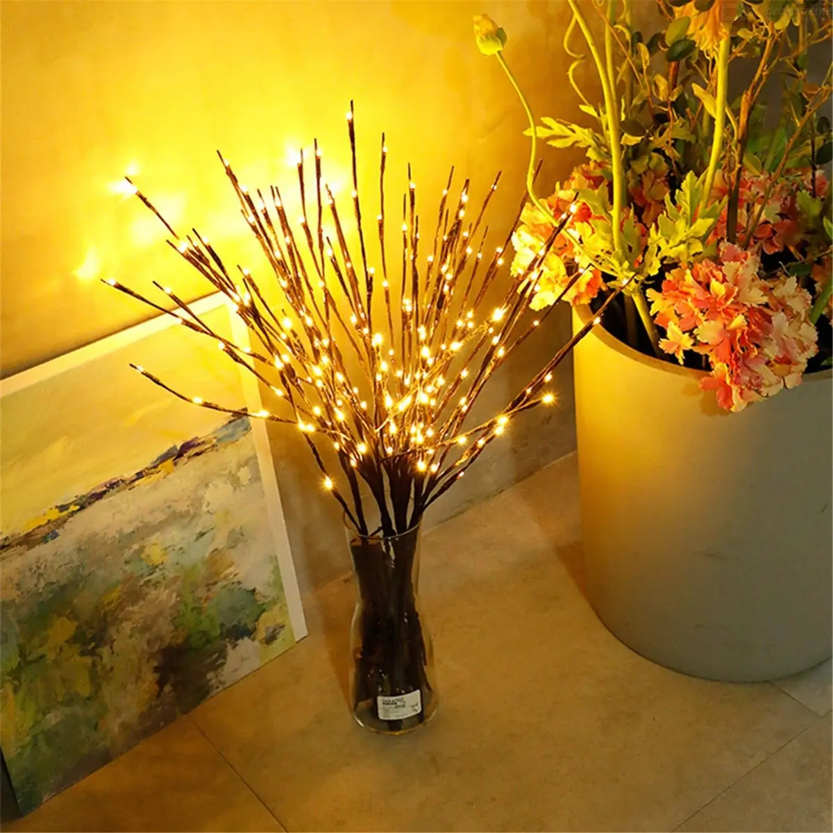 DK177 2 Pack Led Branch Light Battery Operated Lighted Branch Vase Filler 30 Inch | Warm White Indoor & Outdoor Decor - view 7