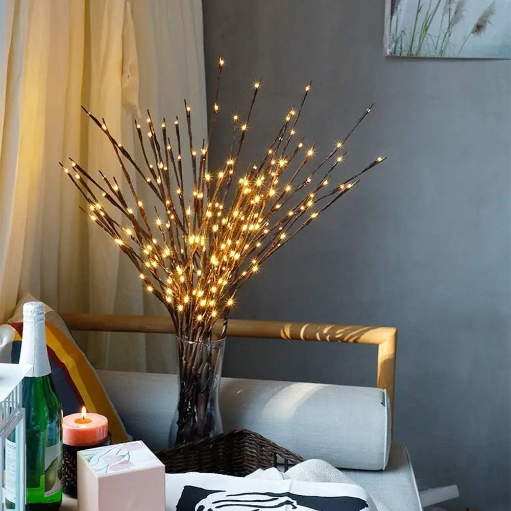 DK177 2 Pack Led Branch Light Battery Operated Lighted Branch Vase Filler 30 Inch | Warm White Indoor & Outdoor Decor - view 8