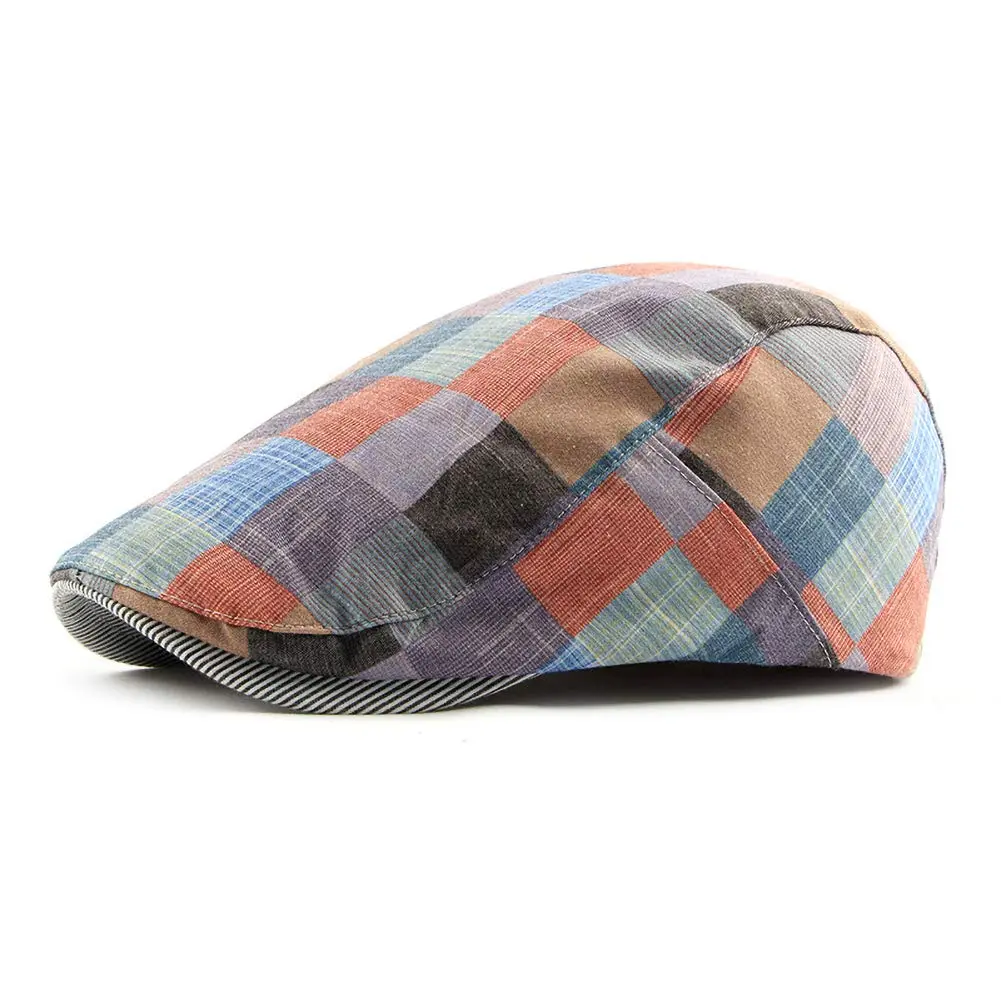 Gudessly Unisex Newsboy Cap Flat Ivy Gatsby Cabbie Driving Beret 55-60cm | Vintage Cotton Hat for Men & Women - main product image