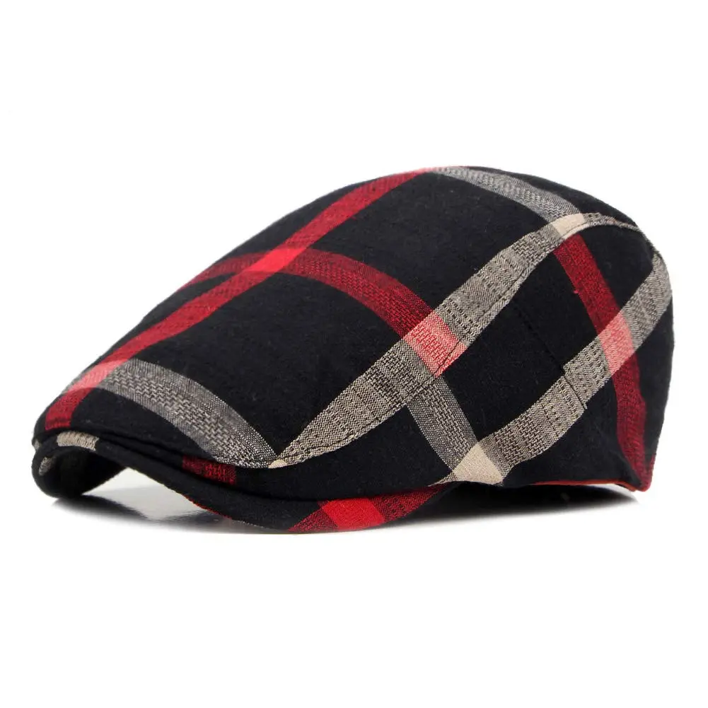 Gudessly Unisex Newsboy Cap Flat Ivy Gatsby Cabbie Driving Beret 55-60cm | Vintage Cotton Hat for Men & Women - main product image