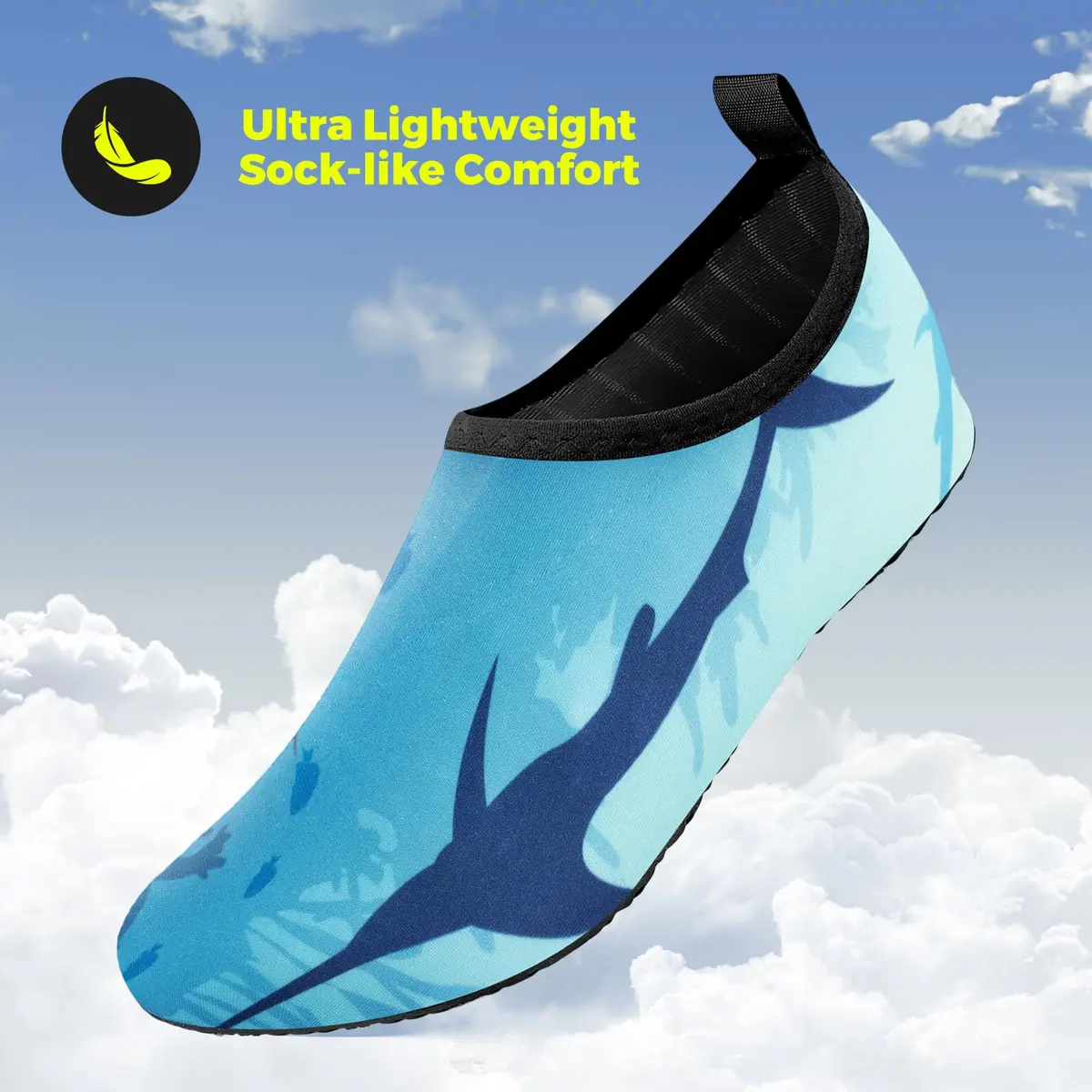 JOTO Quick-Dry Water Shoes for Women & Men | 25cm (9.8 inches) | Breathable Aqua Socks with Non-Slip Sole - view 5