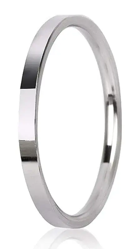 BISMAADH Plain Flat Stainless Steel Kada for Men & Women 7mm Thickness | Adjustable Size Bracelet - view 2