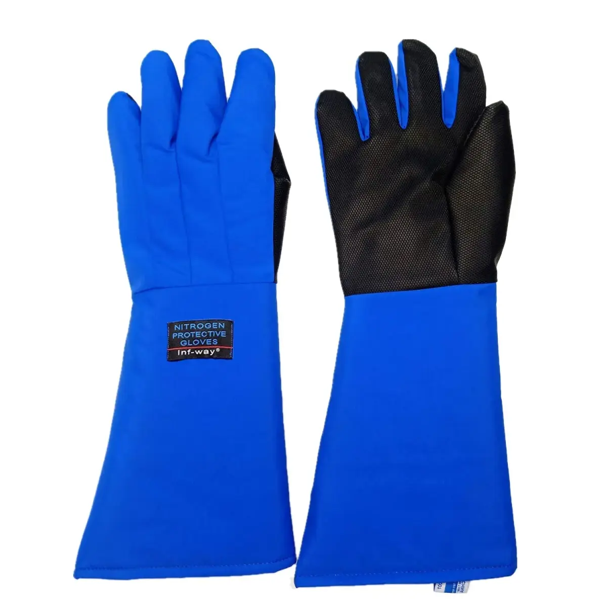 Inf-way Black Elbow Length/19" Cryogenic Gloves - Certified for Extreme Cold Protection - main product image