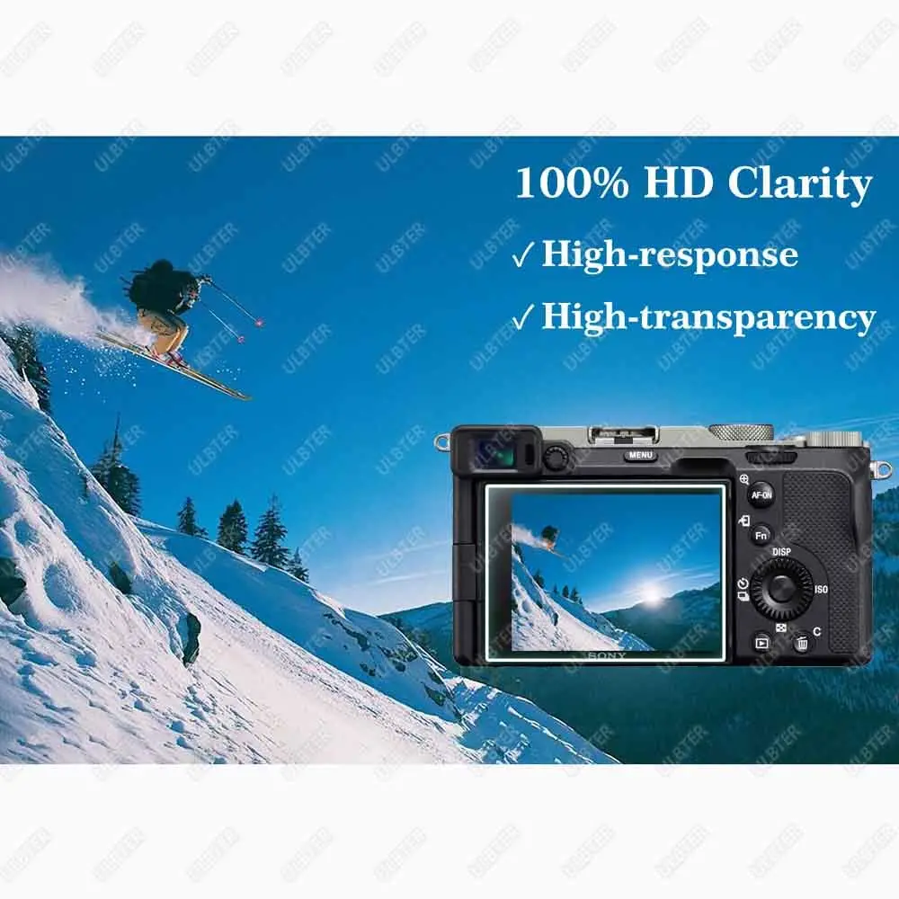 ULBTER Tempered Glass Screen Protector for Sony RX10 IV III II I LCD Camera | 3+2 Pack - view 6