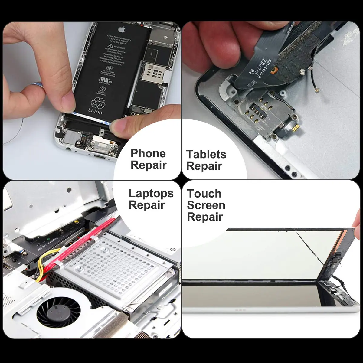 Kaisiking 2mm LCD Repair Tape for Phone Screen | Waterproof Adhesive Tape with Tweezers, 50M - view 5