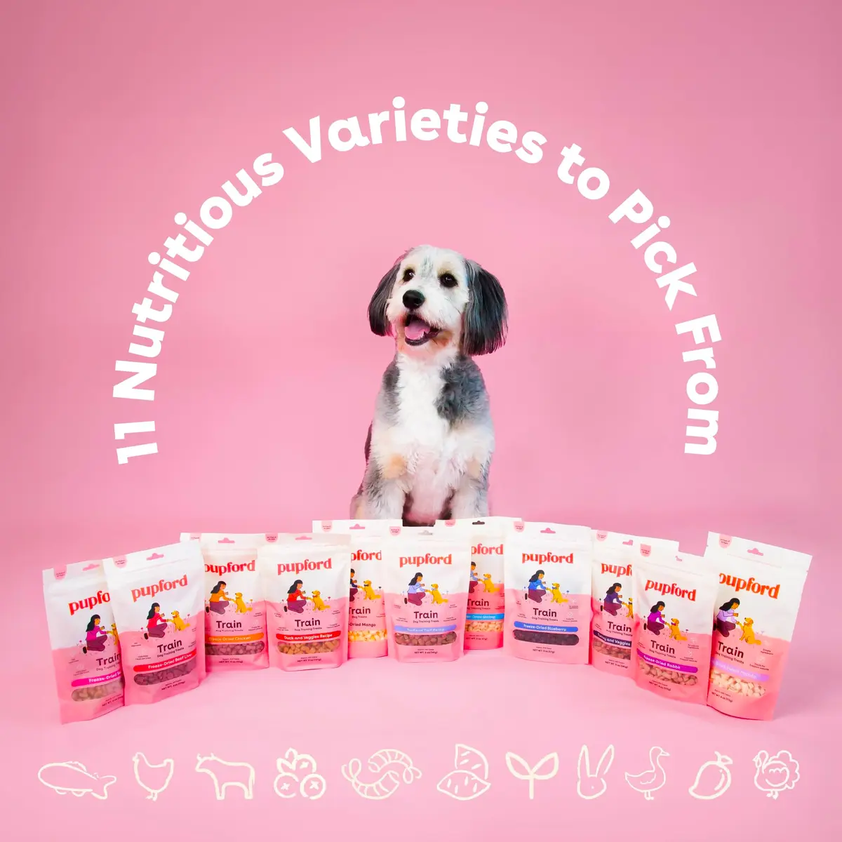 Pupford Freeze Dried Training Treats for Dogs & Puppies (Chicken, 4 oz) | Healthy, All-Natural, Low-Calorie Reward - view 8