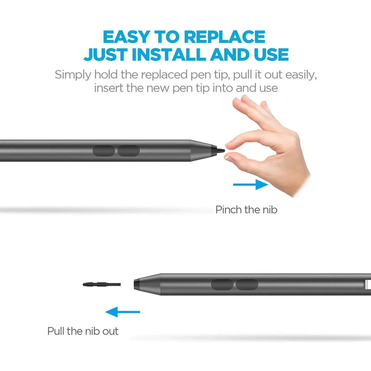 hacey Stylus Pen for HP Laptops | 1024 Pressure Levels, 2-Year Battery - view 6