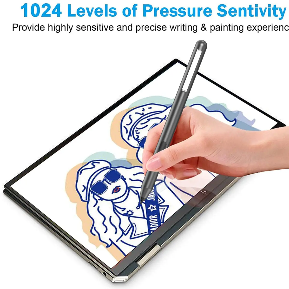 hacey Stylus Pen for HP Laptops | 1024 Pressure Levels, 2-Year Battery - view 7