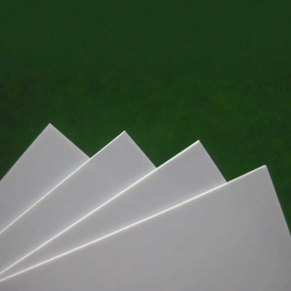 Evemodel White ABS Sheets 4pcs 1mm Thickness 200mm x 250mm | Model Train & Building Use - view 2