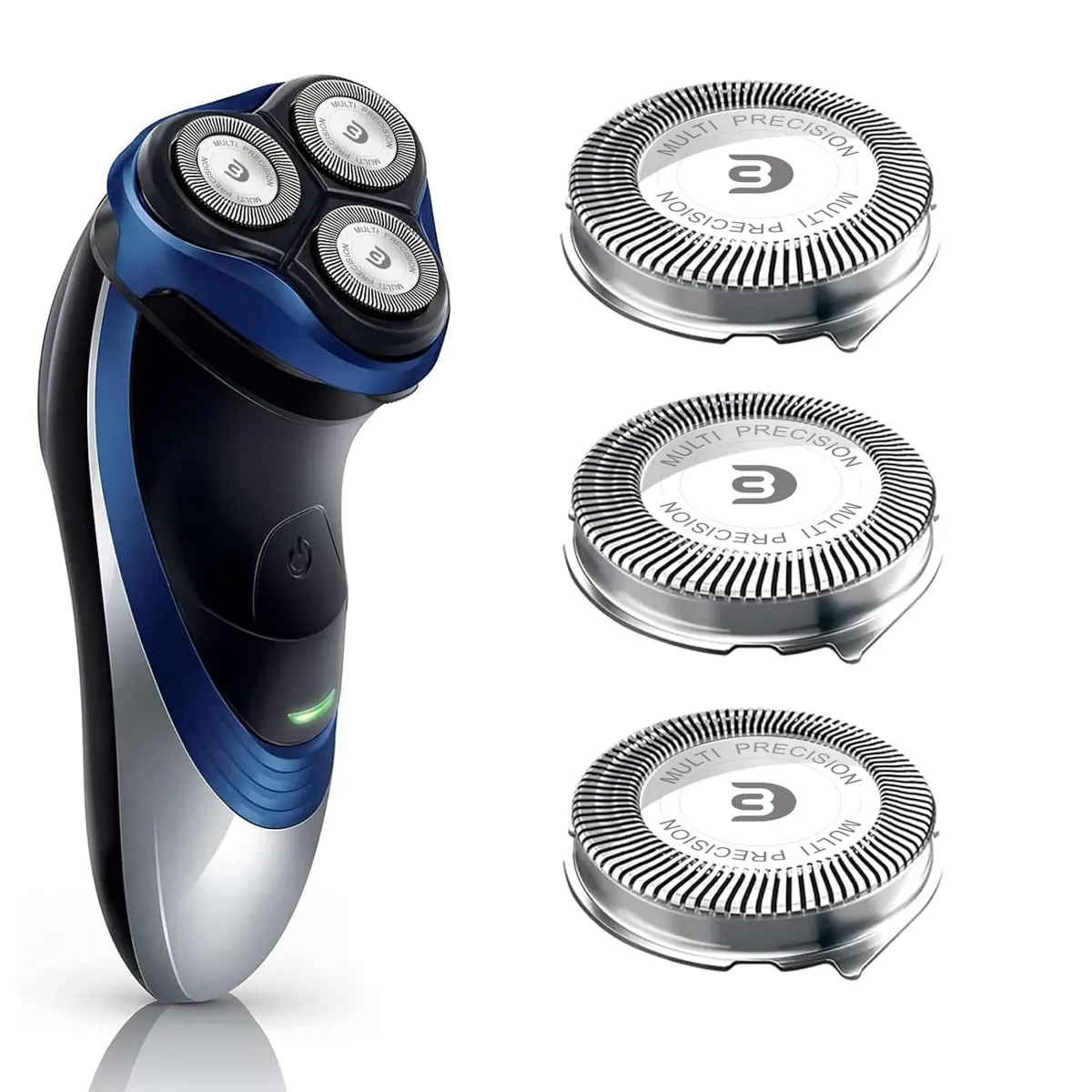 tuokiy SH30 Replacement Heads for Philips Norelco Series 2000, 3000, 1000 & S1560, S738 (3-Pack) - main product image