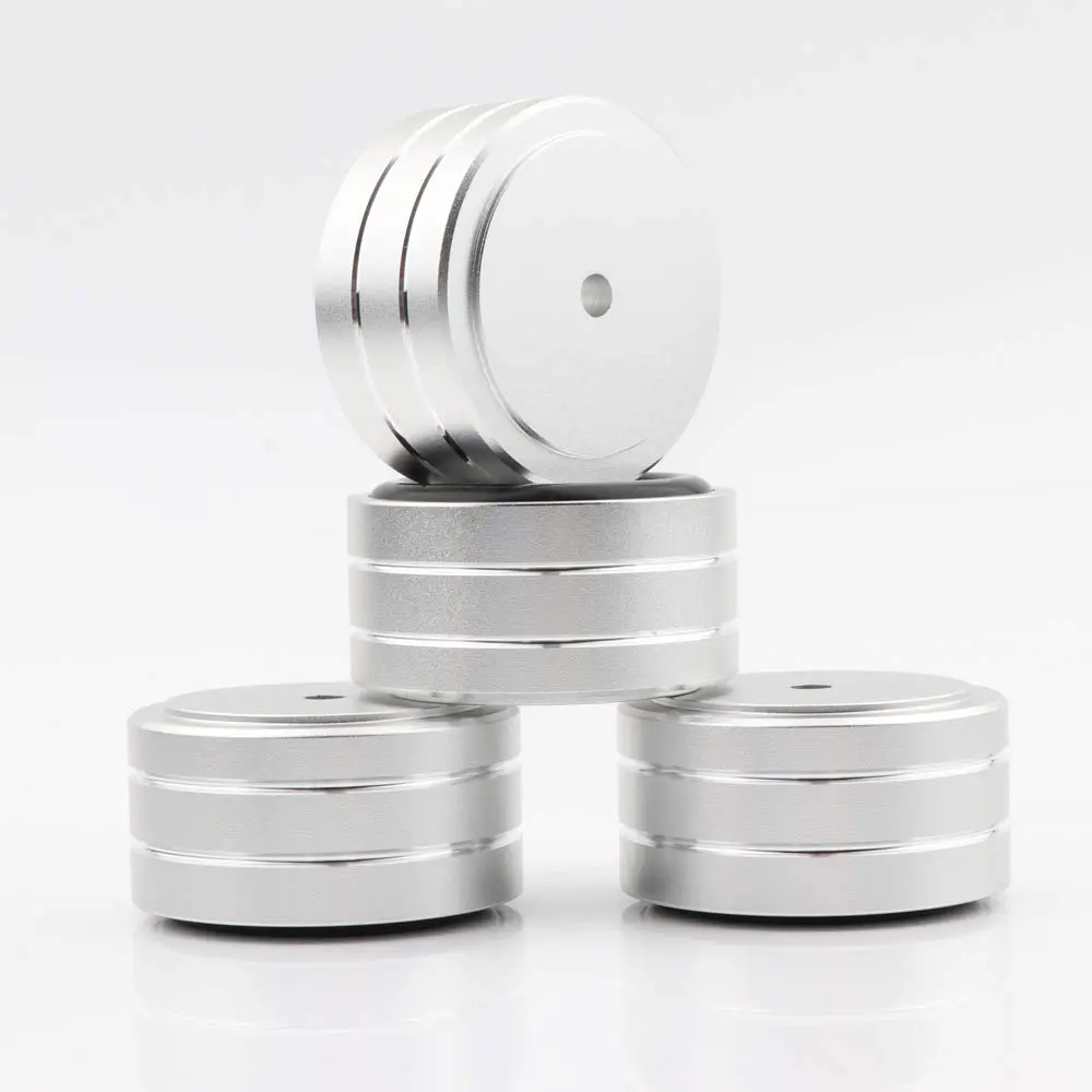 Monosaudio Silver 4pcs CE_ACCESSORY Load 400KG Anti Vibration Pads 40 x 20mm - view 6