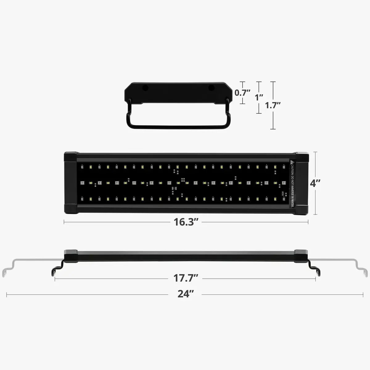 NICREW ClassicLED Marine Saltwater Aquarium Light, 20W for 18–24 inch Tanks | Full Spectrum with Day/Night Cycle - view 6