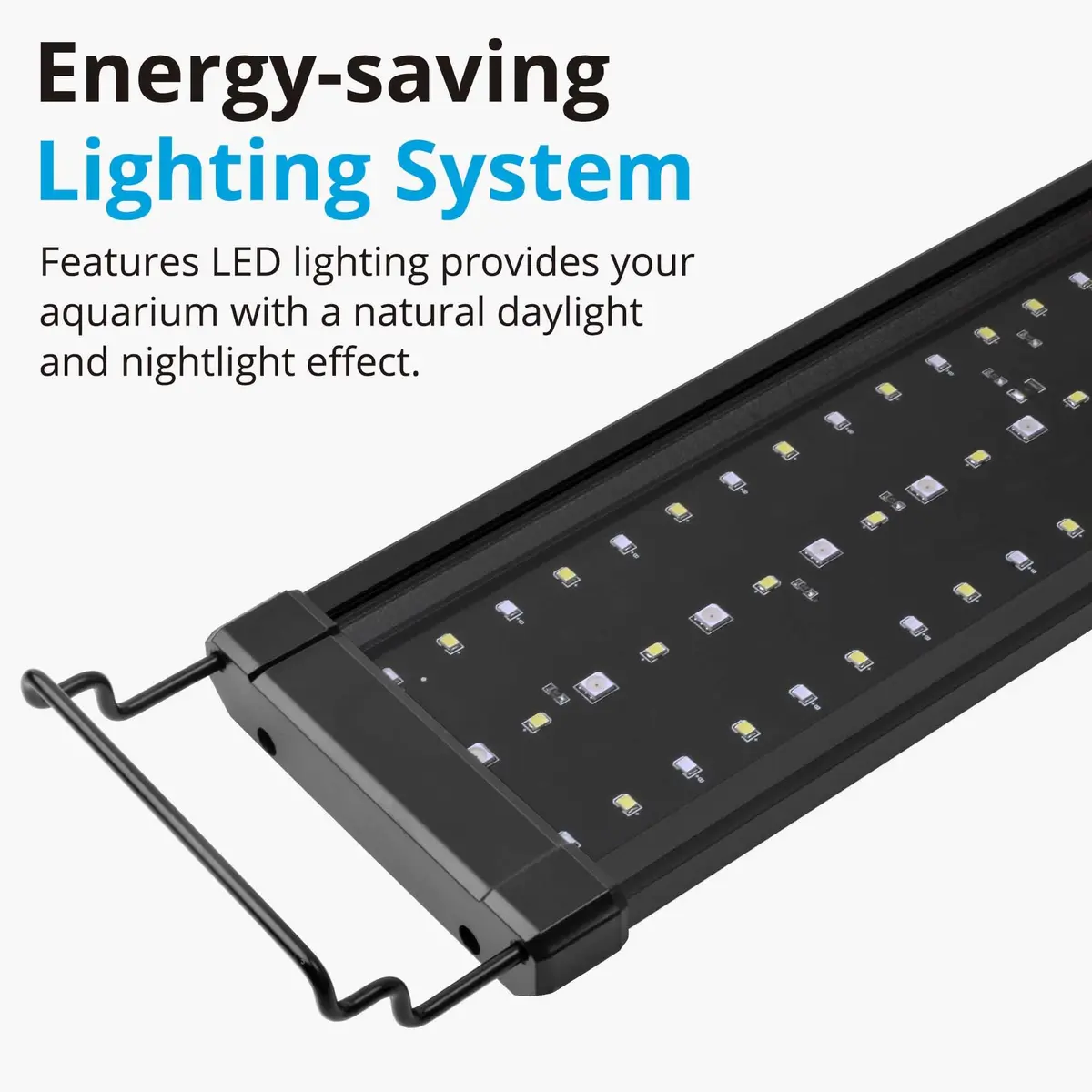 NICREW ClassicLED Marine Saltwater Aquarium Light, 20W for 18–24 inch Tanks | Full Spectrum with Day/Night Cycle - view 3