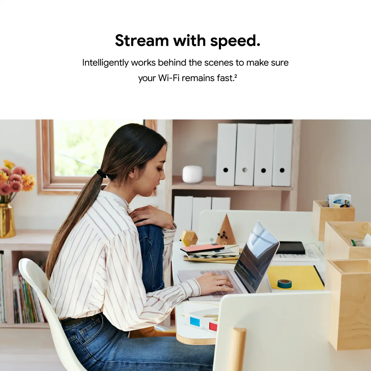 Google Nest Wifi Point (1600 sq ft Coverage) | Smart Speaker with Google Assistant - view 3