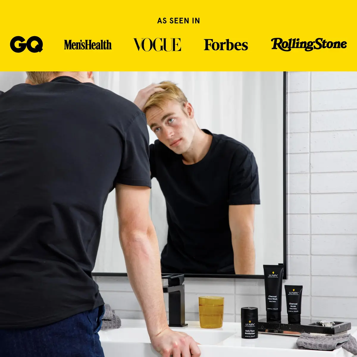 Lumin Charcoal Face Wash for Men | Daily Detox & Pore Cleansing | 2 Pack - view 6