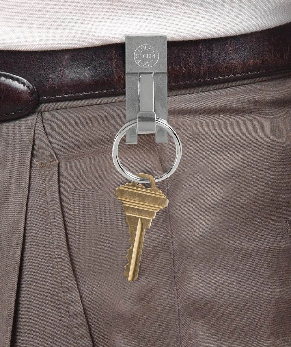 Lucky Line Secure-A-Key Slip On for Wide Belts 5 Pack | Secure Belt Key Clip (70-120c) - view 4