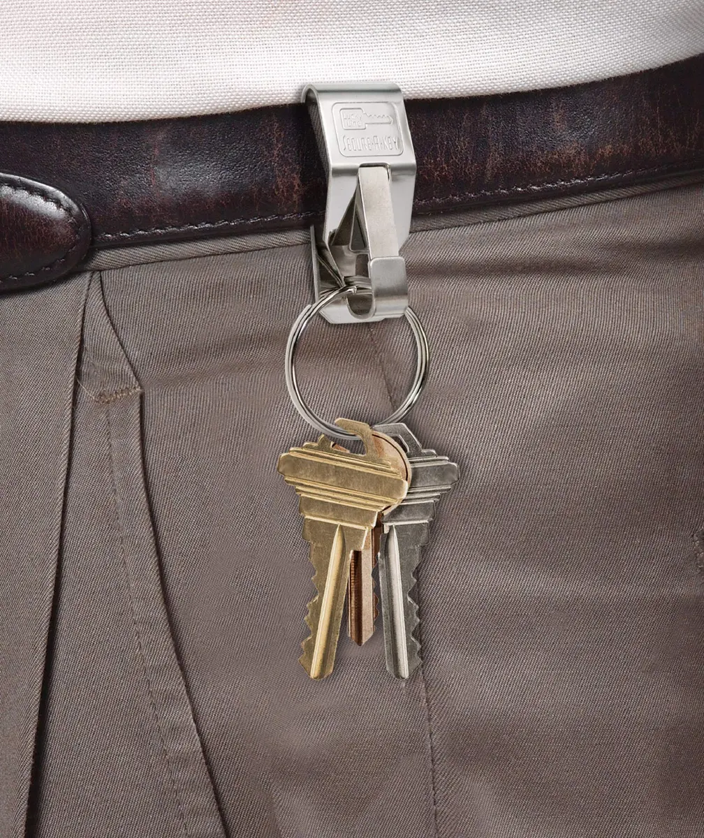 Lucky Line Secure-A-Key CLIP ON for Wide Belts 5 Pack | Double-Locking Security (70-120 chars) - view 4