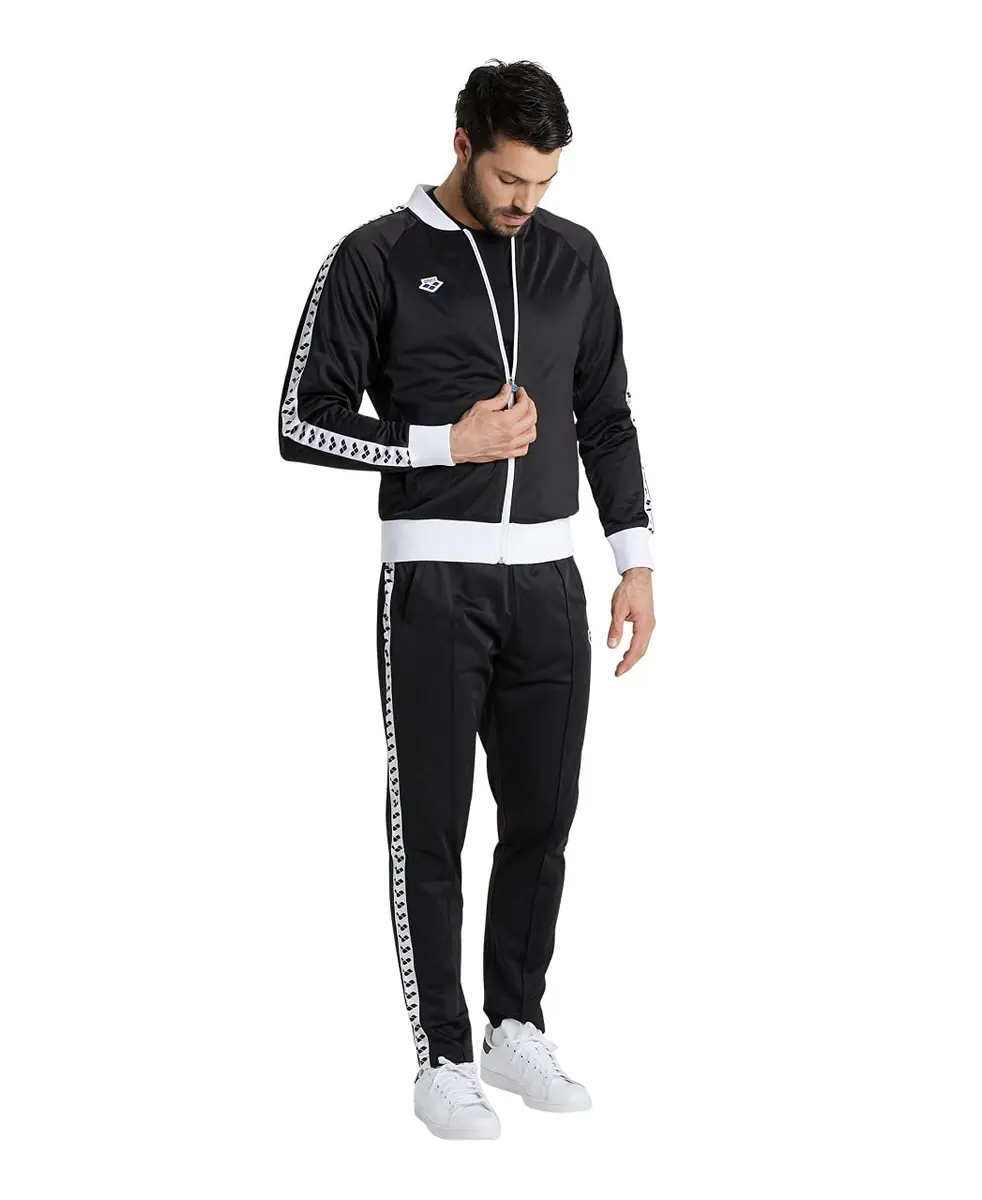 ARENA Men's Team Relax IV Track Jacket Lightweight Polyester, Large | Retro Streetwear Style - view 6