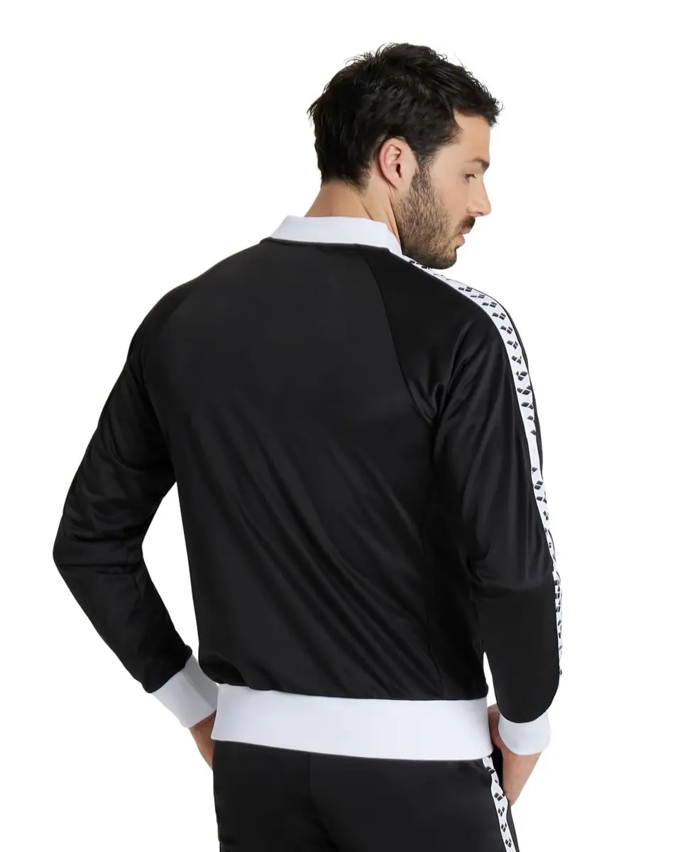 ARENA Men's Team Relax IV Track Jacket Lightweight Polyester, Large | Retro Streetwear Style - view 2