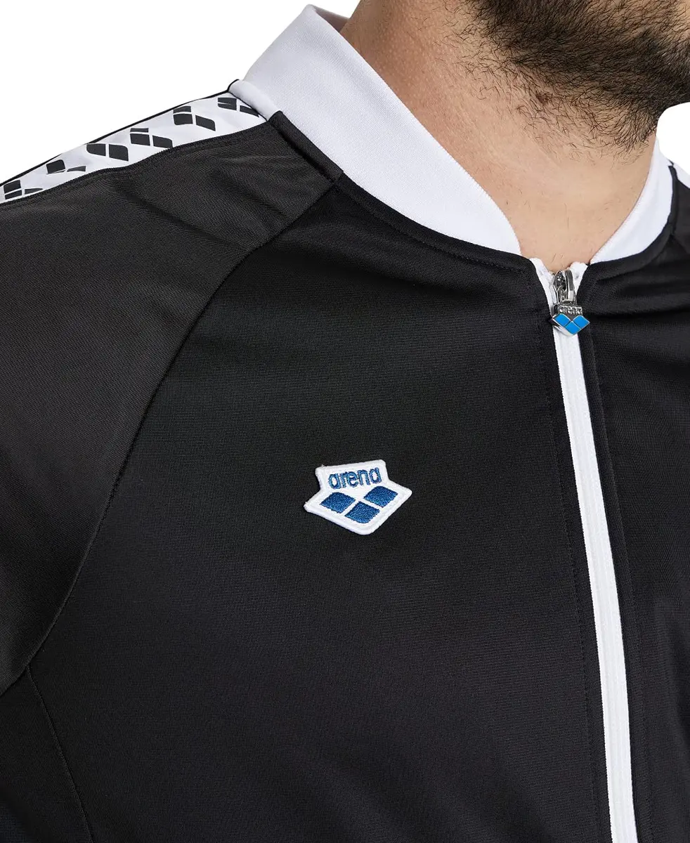 ARENA Men's Team Relax IV Track Jacket Lightweight Polyester, Large | Retro Streetwear Style - view 4