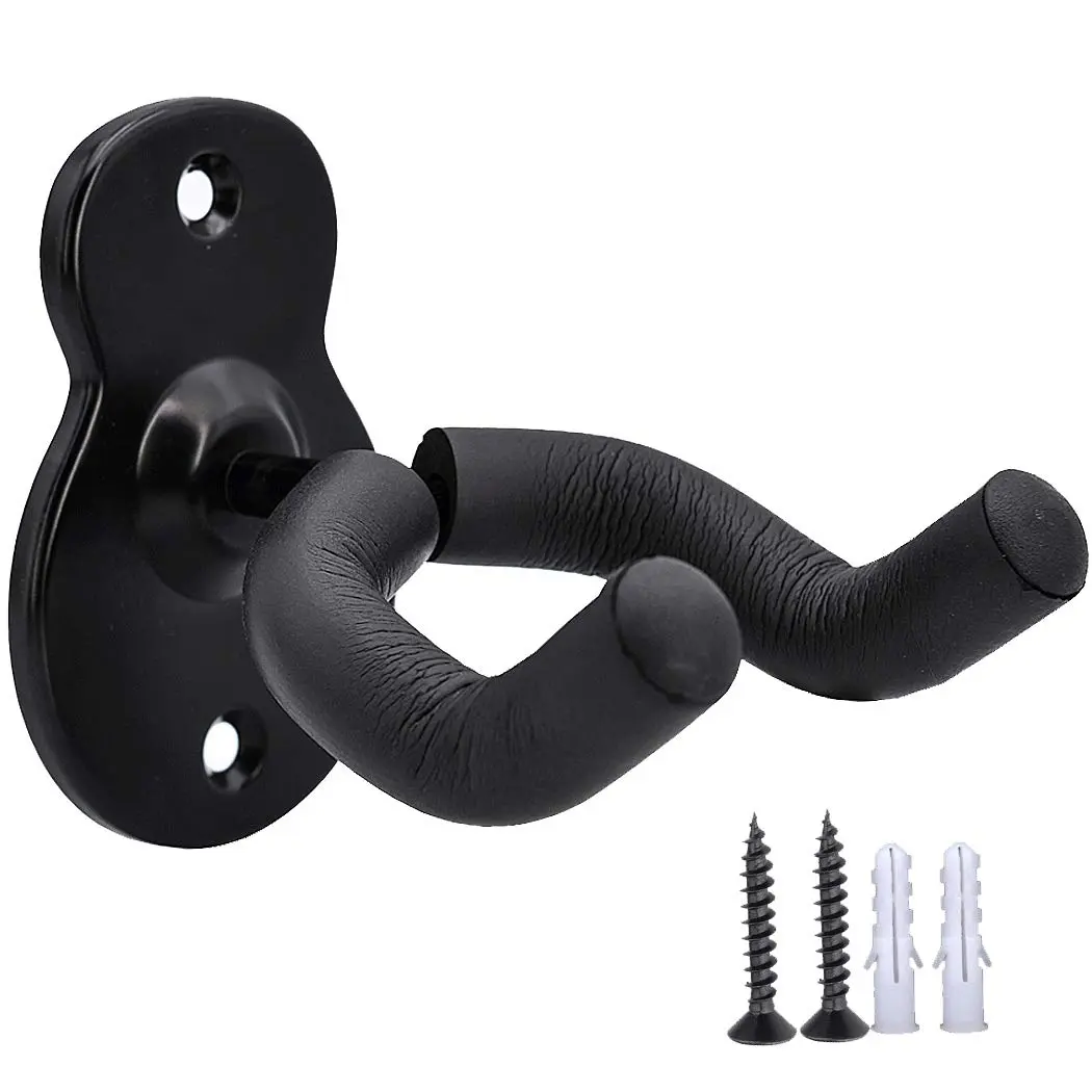 Sound harbor Guitar Wall Mount Hanger for All Guitar Sizes | Deep 'U' Cradle for Secure Display (70-120 chars) - main product image