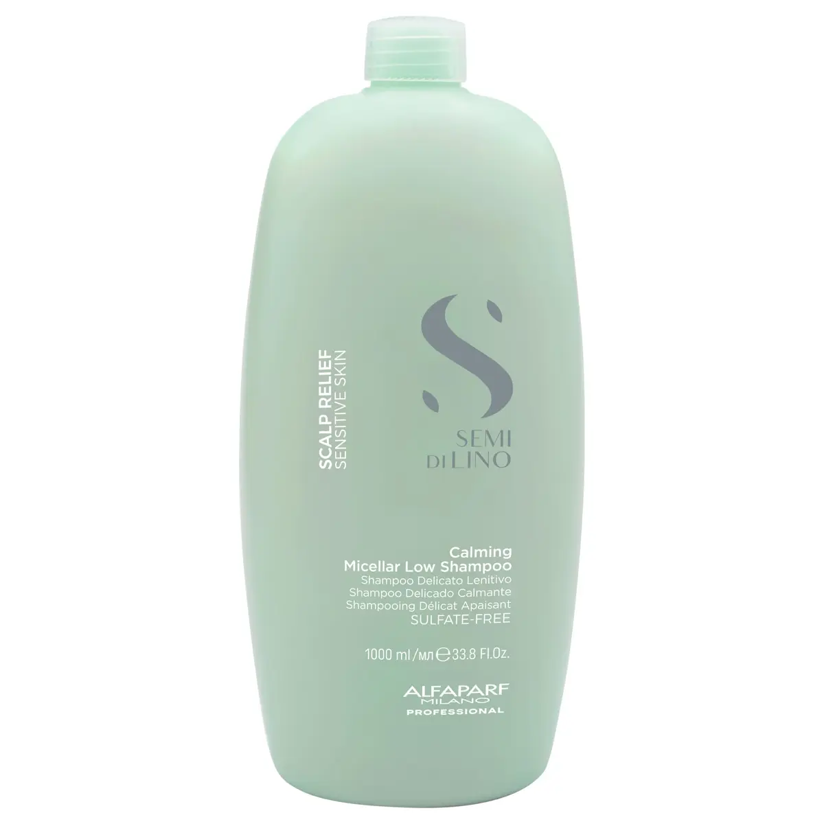 ALFAPARF MILANO Semi di Lino Scalp Sulfate Free Shampoo for Sensitive Skin | Calms & Revitalizes Sensitive Scalps (33.8 Fl Oz) - main product image