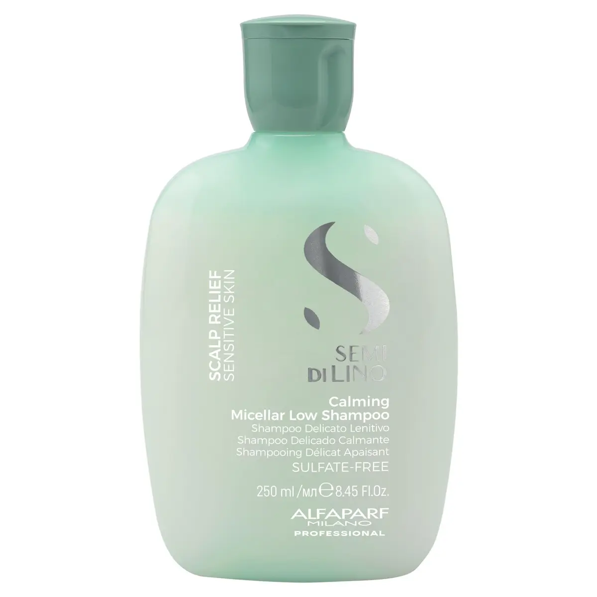 ALFAPARF MILANO Semi di Lino Scalp Sulfate Free Shampoo for Sensitive Skin | Gentle Micellar Cleanse, Soothes Itching, Supports Scalp Balance, Protects Color (8.45 Fl Oz) - main product image