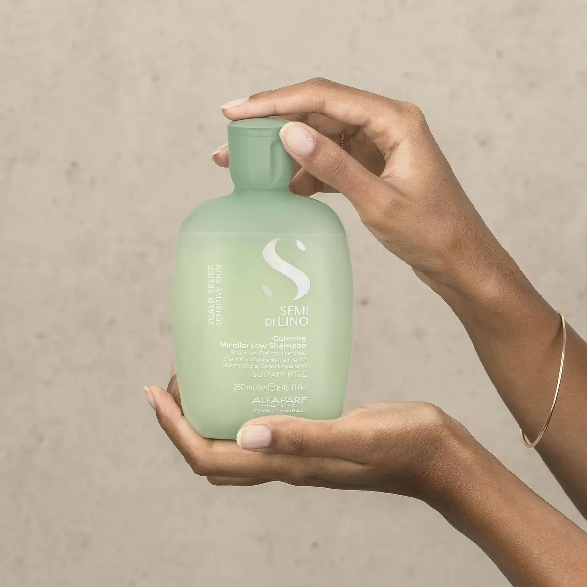 ALFAPARF MILANO Semi di Lino Scalp Sulfate Free Shampoo for Sensitive Skin | Gentle Micellar Cleanse, Soothes Itching, Supports Scalp Balance, Protects Color (8.45 Fl Oz) - view 6