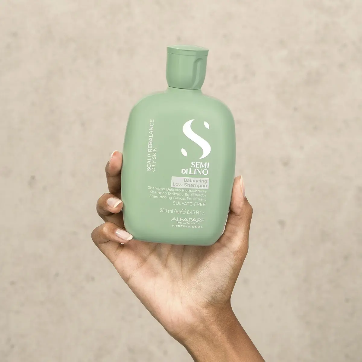 ALFAPARF MILANO Semi di Lino Scalp Sulfate Free Shampoo for Sensitive Skin | Gentle Micellar Cleanse, Soothes Itching, Supports Scalp Balance, Protects Color (8.45 Fl Oz) - view 3