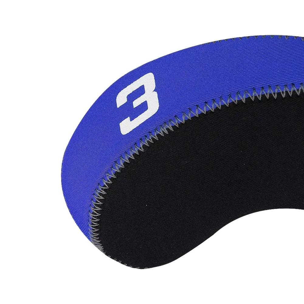 Craftsman Golf 11pcs Neoprene Iron Headcover Set with Large Numbers, Blue & Black | Protects Irons from Damage - view 3