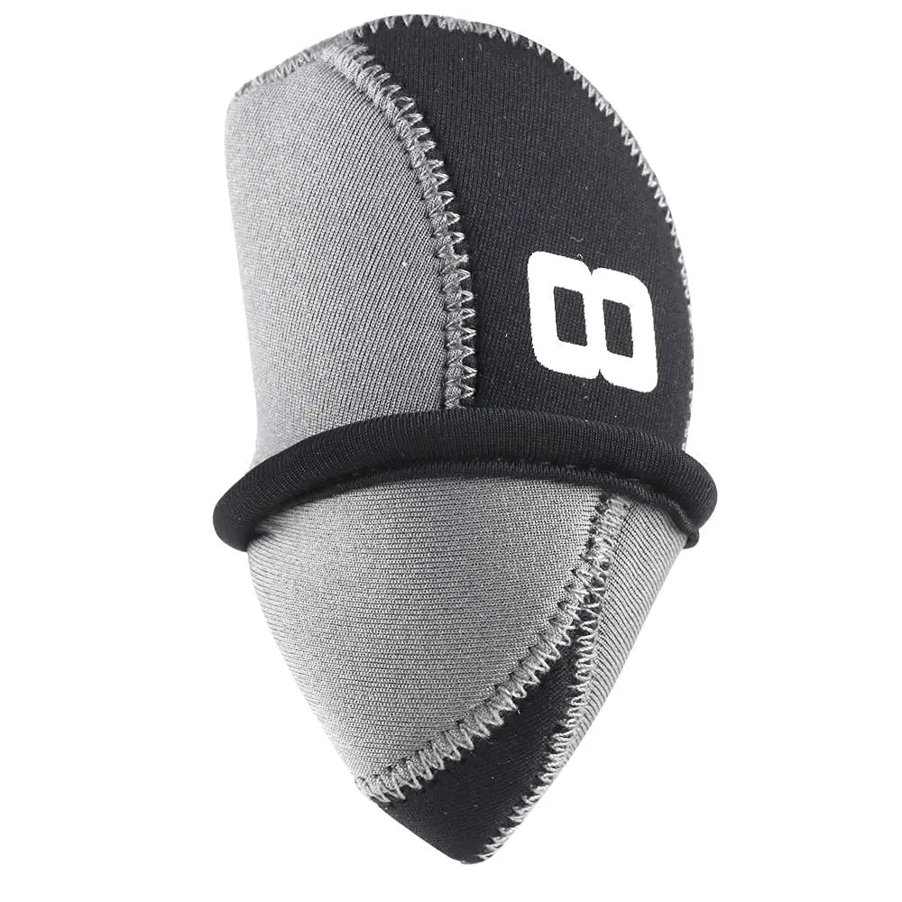 CRAFTSMAN GOLF Gray & Black 11pcs Neoprene Iron Headcover Set with Large Numbers | Protects Irons During Play & Travel - view 5