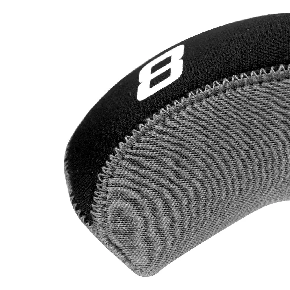 CRAFTSMAN GOLF Gray & Black 11pcs Neoprene Iron Headcover Set with Large Numbers | Protects Irons During Play & Travel - view 3