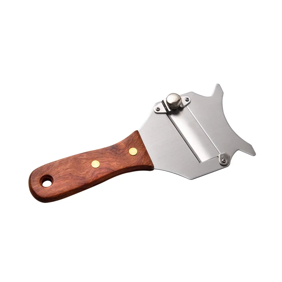 IMEEA Truffle Slicer Shaver Stainless Steel Chocolate Cheese Grater with Adjustable Blade and Wood Handle - view 8