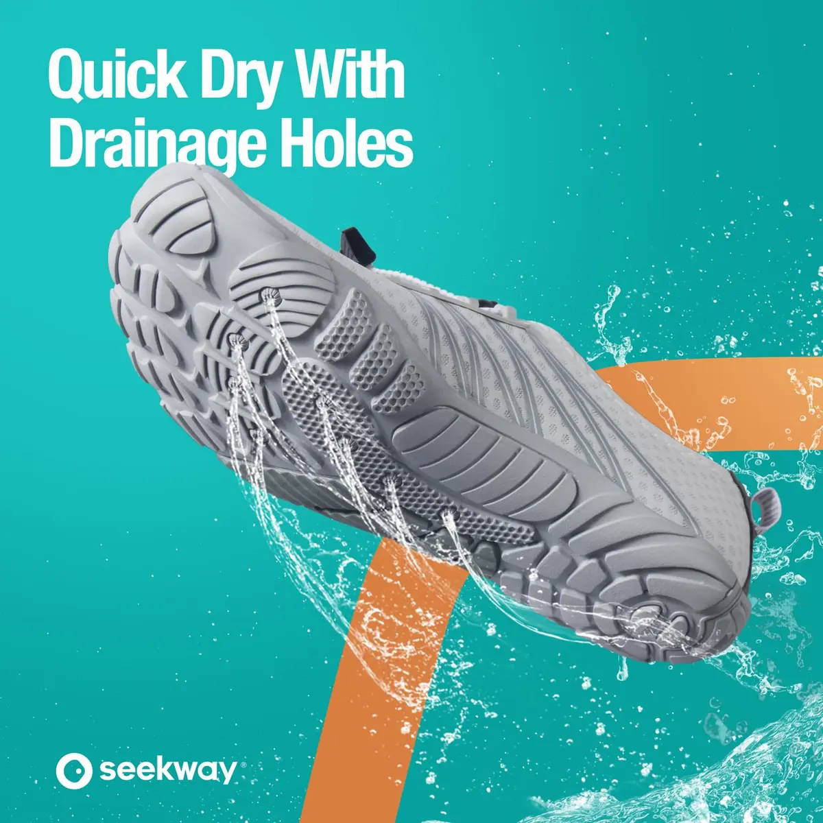 SEEKWAY Water Shoes for Women Adult Quick-Dry Aqua Sock | Barefoot Men for Beach & Pool - view 4