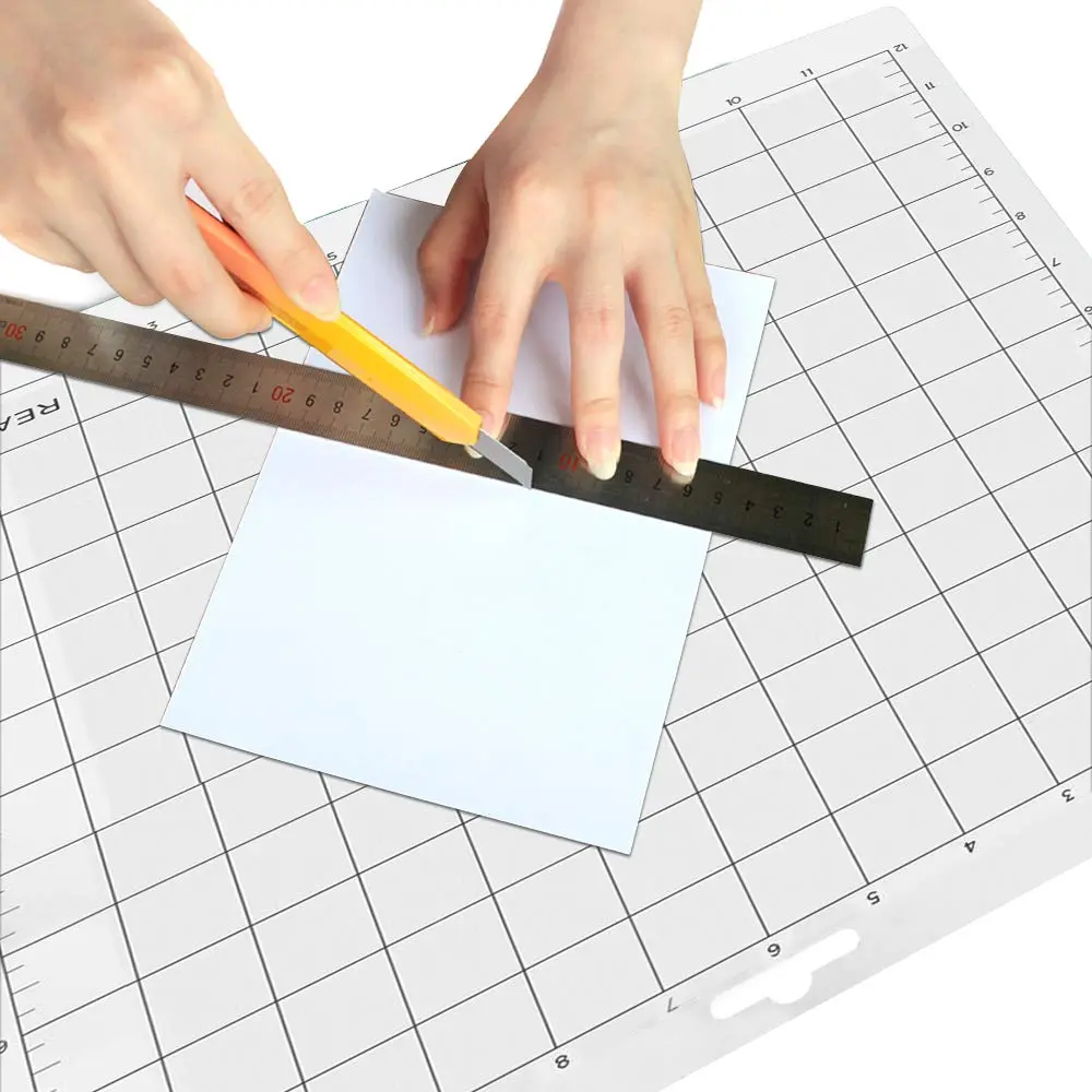 REALIKE 12x12 Cutting Mat Compatible with Cricut Maker 3/Maker 4/Explore 3/4/Air 2/Air/One | Gridded Adhesive Non-Slip Craft Mat - view 5