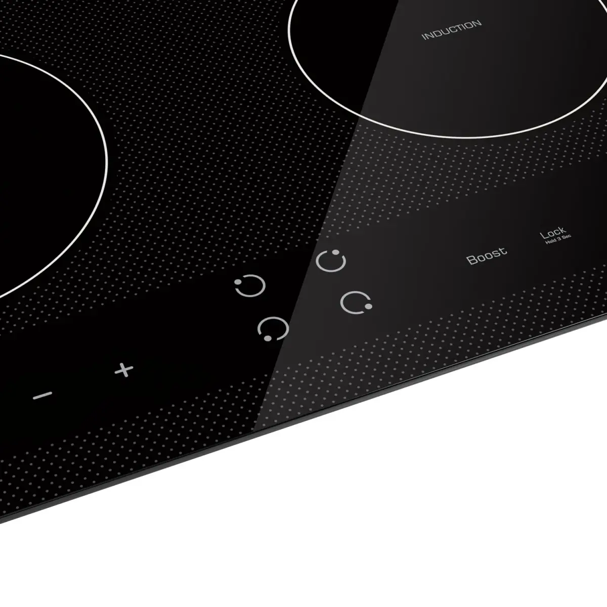 Empava Ease 24" Induction Cooktop 4 Burner, Drop-in, Hardwired | ETL Certified 7400W 220V Compatible - view 2