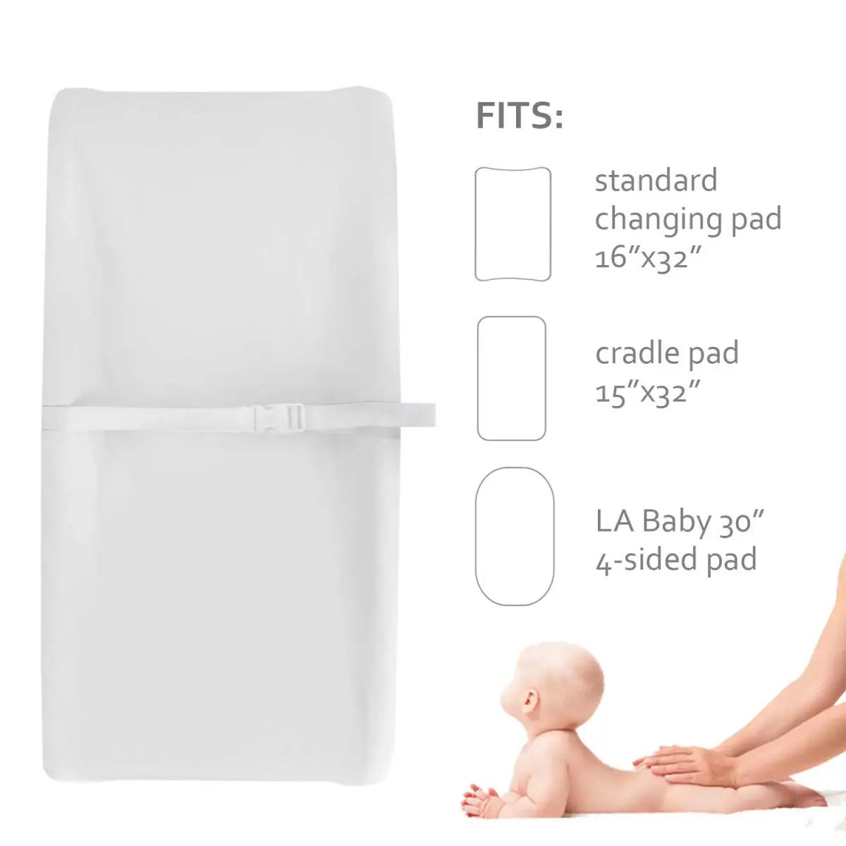 Moonsea Organic Cotton Changing Pad Cover 2 Pack (32" x 16") | Soft, Breathable, Hypoallergenic - view 6